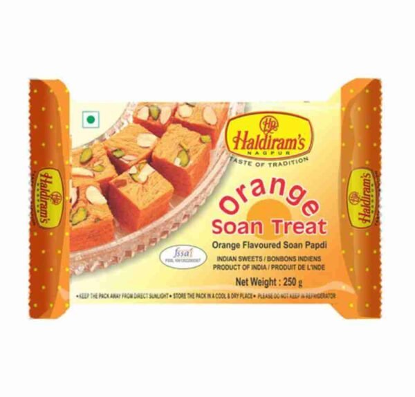 Haldiram's - Soan Papdi (Orange Flavour) 250g